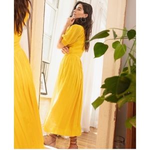 Ann Taylor | shirred maxi skirt